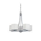 Chandelier Nuvo Lighting 60-4086 5-Lumières Série Bento Chrome Poli