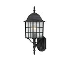 Applique Murale Nuvo Lighting 60-4903 1-Lumière Série Adams Noir Texturé