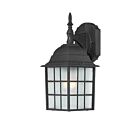 Applique Murale Nuvo Lighting 60-4906 1-Lumière Série Adams Noir Texturé