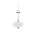 Luminaire Suspendu Nuvo Lighting 60-5038 3-Lumières Série Patton Nickel Brossé
