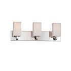 Vanité Nuvo 60-5183 3-Lumières Vista Nickel Poli