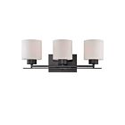 Vanité Nuvo 60-5303 3-Lumières Parallel Bronze Antique