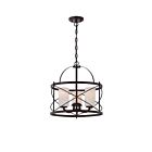 Luminaire Suspendu Nuvo Lighting 60-5337 3-Lumières Série Ginger Bronze Antique