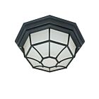 Plafonnier Extérieur Nuvo Lighting 60-536 1-Lumière Noir Texturé