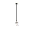 Mini Suspendu Nuvo Lighting 60-5404 1-Lumière Série Vintage Nickel Poli