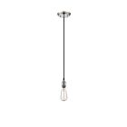 Mini Suspendu Nuvo Lighting 60-5405 1-Lumière Série Vintage Nickel Poli
