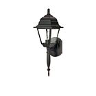 Applique Murale Extérieur Nuvo 60-542 1-Lumière Briton Noir Texturé