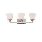 Vanité Nuvo 60-5453 3-Lumières Mobili Nickel Brossé