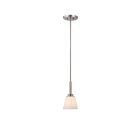 Mini Suspendu Nuvo Lighting 60-5457 1-Lumière Série Mobili Nickel Brossé