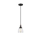Mini Suspendu Nuvo Lighting 60-5504 1-Lumière Série Vintage Bronze Rustique