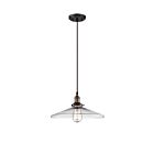 Luminaire Suspendu Nuvo Lighting 60-5508 1-Lumière Série Vintage Bronze Rustique