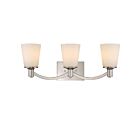 Vanité Nuvo 60-5823 3-Lumières Laguna Nickel Brossé