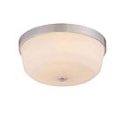 Plafonnier Nuvo Lighting 60-5824 3-Lumières Série Laguna Nickel Brossé
