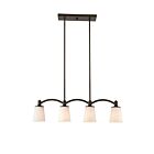 Luminaire Suspendu Nuvo Lighting 60-5975 4-Lumières Série Laguna Bronze Forest