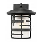 Applique murale exérieur Nuvo Lighting 60-6402 Lansing 1-lumière 100w noir texturé