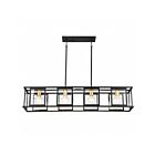 Suspendus à tige Nuvo Lighting 60-6417 Payne 4-lumières 240w bronze de minuit