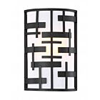Applique murale Nuvo Lighting 60-6431 Lansing 2-lumières 120w noir texturé
