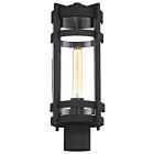 Lanterne de poteau extérieure Nuvo Lighting tofino 60-6575 1-lumière 60W noir texturé