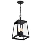 Lanterne suspendue extérieure Nuvo Lighting halifax 60-6584 4-lumières 240W noir mat