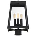Lanterne de poteau extérieure Nuvo Lighting halifax 60-6585 4-lumières 240W noir mat