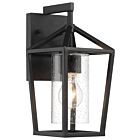 Petite lanterne extérieure Nuvo Lighting hopewell 60-6591 1-lumière 60W noir mat