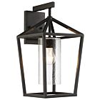 Grande lanterne extérieure Nuvo Lighting hopewell 60-6593 1-lumière 60W noir mat