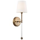 Applique murale incandescent Nuvo Lighting olmsted 60-6687 1-lumière 60W laiton bruni