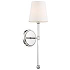 Applique murale incandescent Nuvo Lighting olmsted 60-6688 1-lumière 60W nickel poli