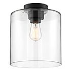 Plafonnier semi encastré Nuvo Lighting chantecleer 60-6779 1-lumière 60W noir mat