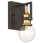 Vanité Nuvo Lighting intention 60-6971 60W laiton chaud et noir