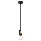 Suspendu mini tige Nuvo Lighting intention 60-6975 1-lumière 60W noir