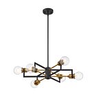Chandelier sur tige Nuvo Lighting intention 60-6976 6-lumières 360W noir