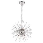Chandelier sur chaîne Nuvo Lighting cirrus 60-6991 6-lumières 360W nickel poli