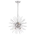 Chandelier sur chaîne Nuvo Lighting cirrus 60-6993 8-lumières 480W nickel poli