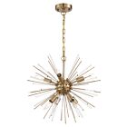 Chandelier sur chaîne Nuvo Lighting cirrus 60-6994 8-lumières 480W laiton vintage