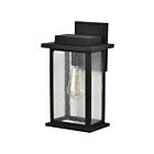 Lanterne murale de taille moyanne Nuvo Lighting Sullivan 60-7375 100W 1 lumière noir mat