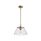 Suspendu de taille moyenne Nuvo Lighting Dover 60-7413 60W 1 lumière laiton vintage