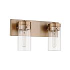 Luminaire de vanité Nuvo Lighting Intersection 60-7532 120W 2 lumières laiton bruni