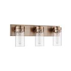 Luminaire de vanité Nuvo Lighting Intersection 60-7533 180W 3 lumières laiton bruni