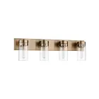 Luminaire de vanité Nuvo Lighting Intersection 60-7534 240W 4 lumières laiton bruni