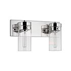 Luminaire de vanité Nuvo Lighting Intersection 60-7632 120W 2 lumières nickel poli