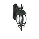 Applique Murale Extérieur Nuvo 60-893 3-Lumières Central Park Noir Texturé