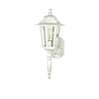 Applique Murale Extérieur Nuvo 60-985 1-Lumière Cornerstone Blanc