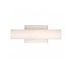 Petite lumière vanité LED Nuvo Lighting 62-1321 Bend 13w nickel brossé