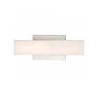Petite lumière vanité LED Nuvo Lighting 62-1330 Jess 13w nickel brossé
