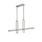 Luminaire Suspendu Nuvo Lighting 62-136 2-Lumières Série Frame Nickel Brossé