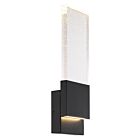 Grande applique murale à LED Nuvo Lighting ellusion 62-1513 1-lumière 13W noir mat