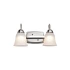Luminaire de vanité LED Nuvo Lighting 62-1568 15W 2 lumières nickel brossé