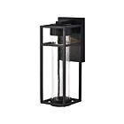 Lanterne murale LED de taille moyenne Nuvo Lighting Ledges 62-1612 6W noir mat