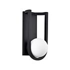 Lanterne murale LED de taille moyenne Nuvo Lighting Cradle 62-1619 6W noir mat